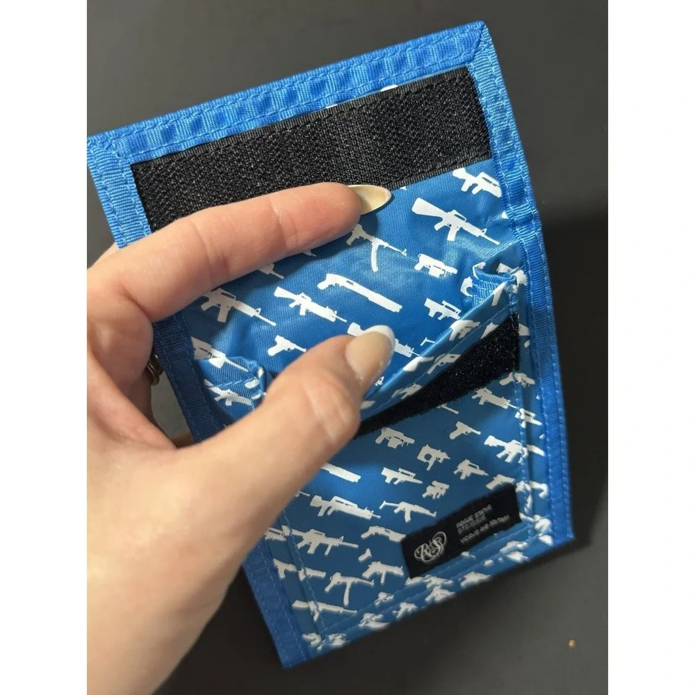 Y2K‎ Rogue Status Gun Show Blue Wallet